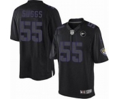 nike nfl jerseys baltimore ravens #55 suggs black[nike impact limited Art Patch]