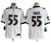 nike nfl jerseys baltimore ravens #55 suggs white[game]