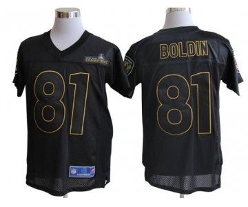 nike nfl jerseys baltimore ravens #81 anquan boldin black[champions]