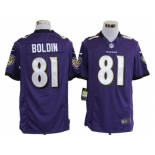 nike nfl jerseys baltimore ravens #81 anquan boldin purple[game]