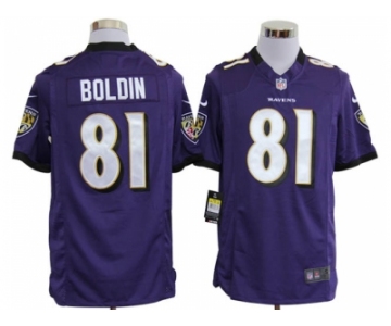 nike nfl jerseys baltimore ravens #81 anquan boldin purple[game]