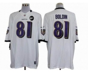 nike nfl jerseys baltimore ravens #81 anquan boldin white[nike limited Art Patch]