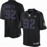 nike nfl jerseys baltimore ravens #92 ngata black[nike Impact Limited Art Patch]