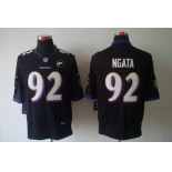 nike nfl jerseys baltimore ravens #92 ngata black[nike limited Art Patch]