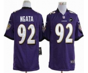 nike nfl jerseys baltimore ravens #92 ngata purple[game Art Patch]