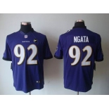 nike nfl jerseys baltimore ravens #92 ngata purple[nike limited Art Patch]