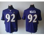 nike nfl jerseys baltimore ravens #92 ngata purple[nike limited Art Patch]