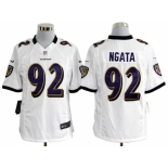 nike nfl jerseys baltimore ravens #92 ngata white[game]