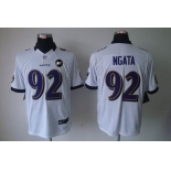 nike nfl jerseys baltimore ravens #92 ngata white[nike limited Art Patch]