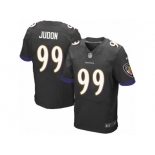 Men Nike Baltimore Ravens #99 Matt Judon Elite Black Alternate NFL Jersey