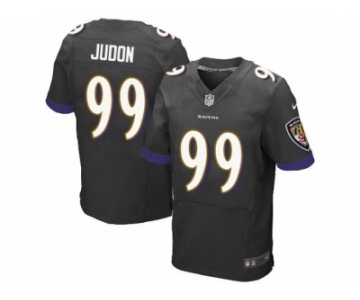 Men Nike Baltimore Ravens #99 Matt Judon Elite Black Alternate NFL Jersey