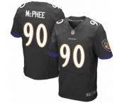 Men's Baltimore Ravens #90 Pernell McPhee Elite Black Alternate Football Jersey