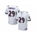 Men's Nike Baltimore Ravens #29 Marlon Humphrey Elite White NFL Jersey