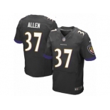 Men's Nike Baltimore Ravens #37 Javorius Allen Elite Black Alternate NFL Jersey