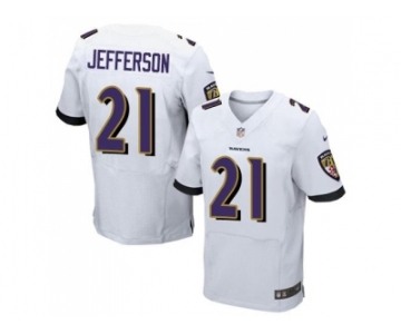 Nike Baltimore Ravens #21 Tony Jefferson White Men's Stitched NFL New Elite Jersey