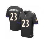 Nike Baltimore Ravens #23 Tony Jefferson Black Alternate Men's Stitched NFL New Elite Jersey