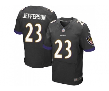 Nike Baltimore Ravens #23 Tony Jefferson Black Alternate Men's Stitched NFL New Elite Jersey