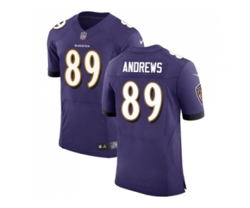 Nike Baltimore Ravens #89 Mark Andrews Purple Team Color Men Stitched NFL Vapor Untouchable Elite Jersey