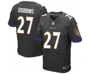 Nike Ravens #27 J.K. Dobbins Black Alternate Men's Stitched NFL New Elite Jersey