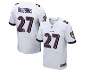 Nike Ravens #27 J.K. Dobbins White Men's Stitched NFL New Elite Jersey