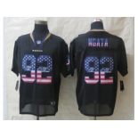 nike baltimore ravens #92 ngata black [Elite USA flag fashion]