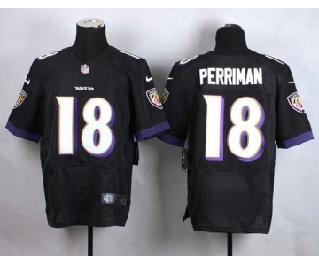 nike jerseys baltimore ravens #18 perriman black[Elite]