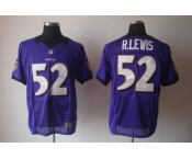 nike nfl baltimore ravens #52 r.lewis purple [Elite Jerseys]