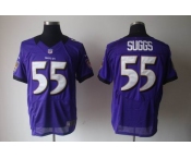 nike nfl baltimore ravens #55 suggs purple [Elite Jerseys]