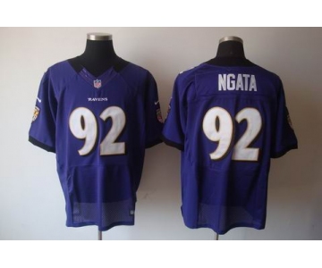 nike nfl baltimore ravens #92 ngata purple[elite]