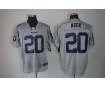 nike nfl jerseys baltimore ravens #20 reed grey[Elite lights out]