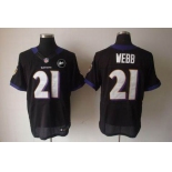 nike nfl jerseys baltimore ravens #21 webb black[Elite Art Patch]