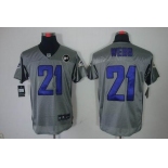 nike nfl jerseys baltimore ravens #21 webb grey[Elite shadow Art Patch]