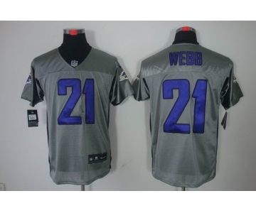 nike nfl jerseys baltimore ravens #21 webb grey[Elite shadow]