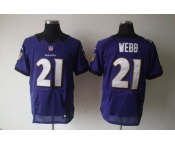 nike nfl jerseys baltimore ravens #21 webb purple[elite]