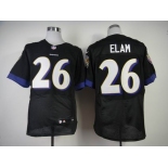 nike nfl jerseys baltimore ravens #26 elam black[New Elite][elam]