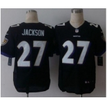 nike nfl jerseys baltimore ravens #27 jackson black[Elite][jackson]