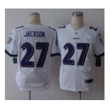 nike nfl jerseys baltimore ravens #27 jackson white[Elite][jackson]