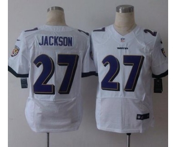 nike nfl jerseys baltimore ravens #27 jackson white[Elite][jackson]