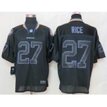 nike nfl jerseys baltimore ravens #27 ray rice black[Elite lights out]