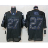 nike nfl jerseys baltimore ravens #27 ray rice black[Elite united sideline]