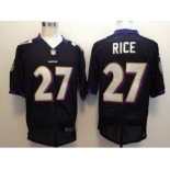 nike nfl jerseys baltimore ravens #27 ray rice black[elite]