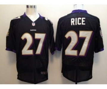 nike nfl jerseys baltimore ravens #27 ray rice black[elite]