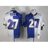 nike nfl jerseys baltimore ravens #27 ray rice purple-white[Elite split]