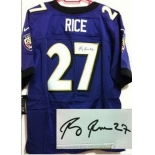 nike nfl jerseys baltimore ravens #27 ray rice purple[Elite signature]