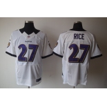 nike nfl jerseys baltimore ravens #27 ray rice white[elite]