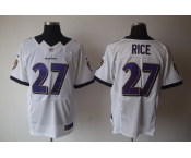 nike nfl jerseys baltimore ravens #27 ray rice white[elite]