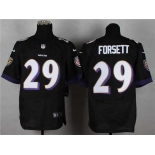 nike nfl jerseys baltimore ravens #29 forsett black[Elite]