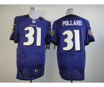 nike nfl jerseys baltimore ravens #31 pollard purple[Elite]