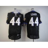 nike nfl jerseys baltimore ravens #44 leach black[Elite Art Patch]