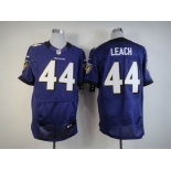 nike nfl jerseys baltimore ravens #44 leach purple[Elite]